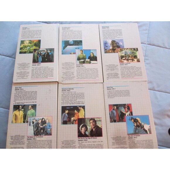 Star Trek The Original Series Collectors Edition VHS Set Of 6 Episodes - Picture 2 of 2